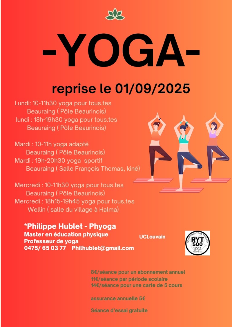 Studio pilates PHYoga à Beauraing