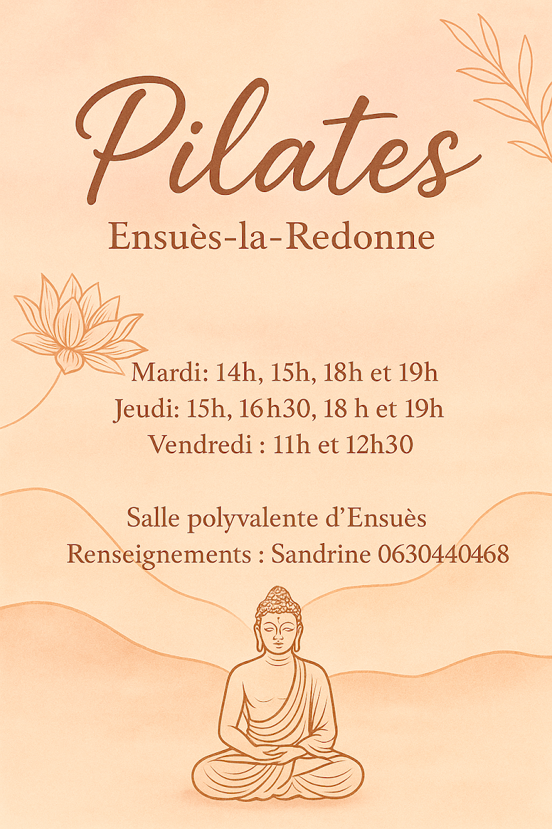Studio pilates Cours pilates Ensues Sandrine.Farrugia