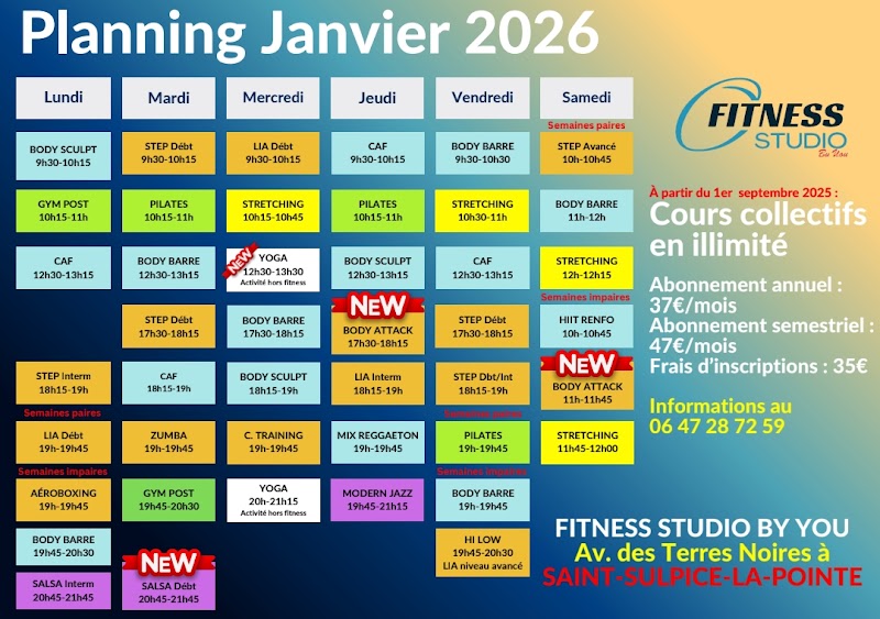 Studio pilates Fitness Studio By You