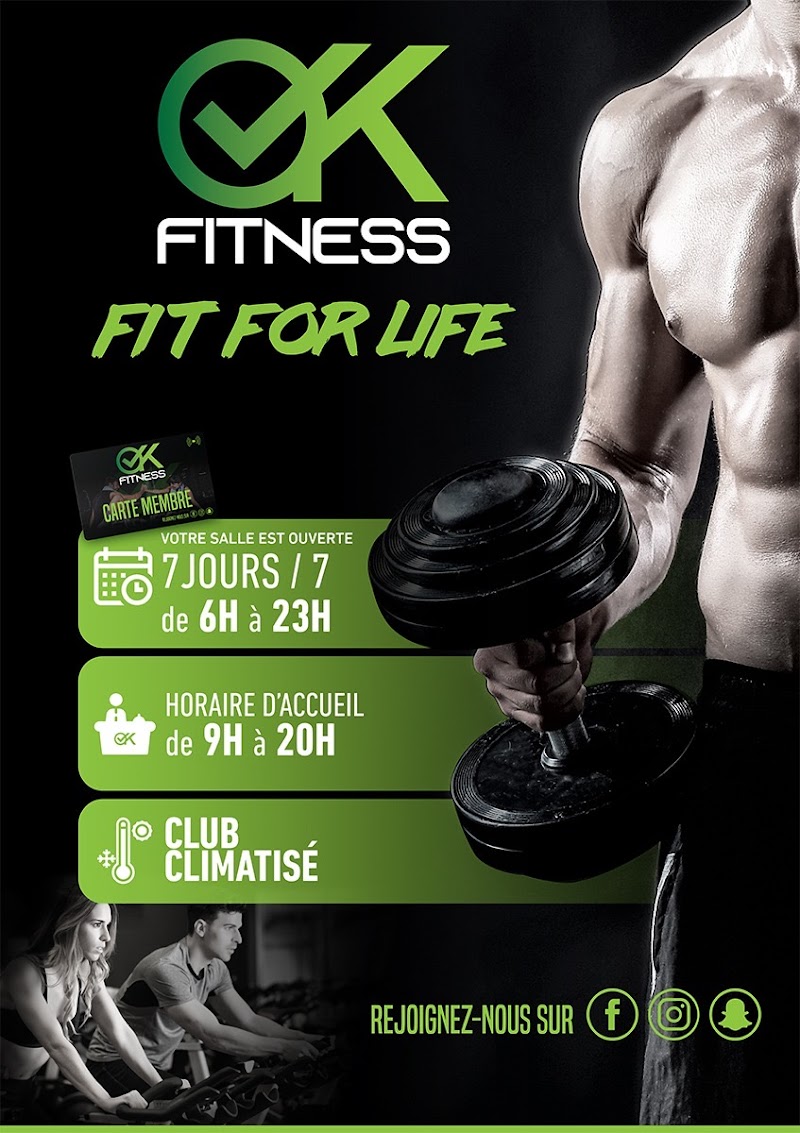 Studio pilates OK Fitness La Courneuve